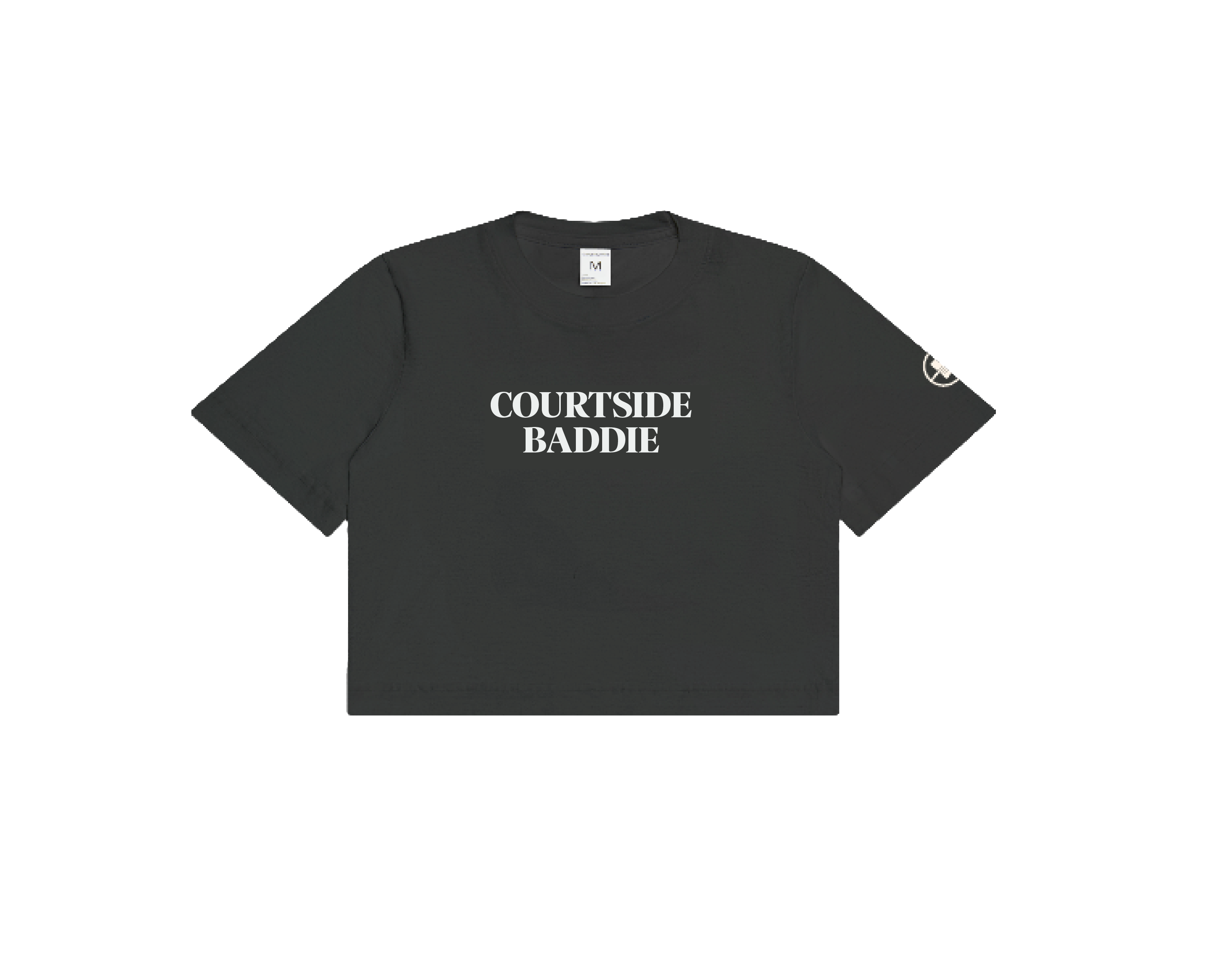 Ag Raval Badeee Courtside Baddie - Cropped tee – Flagrant Magazine